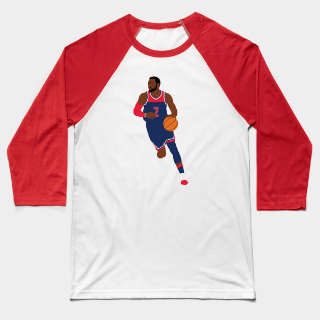 John Wall Baseball T-Shirt by pormsby17